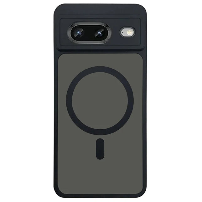 For Google Pixel 8 Case Compatible with MagSafe TPU + PC Skin Touch Matte Phone Cover