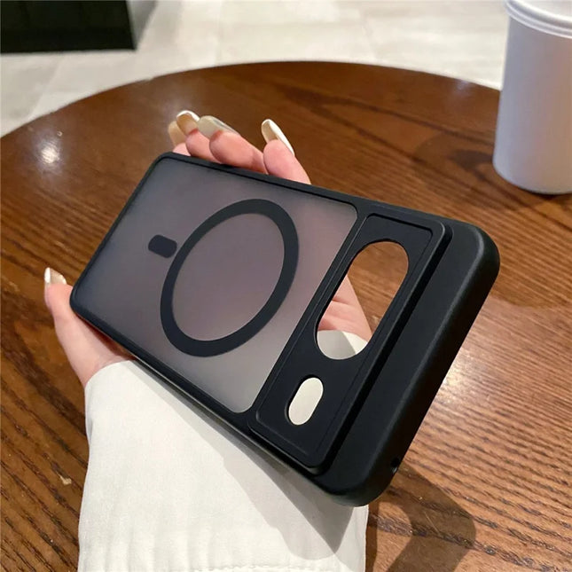 For Google Pixel 8 Case Compatible with MagSafe TPU + PC Skin Touch Matte Phone Cover