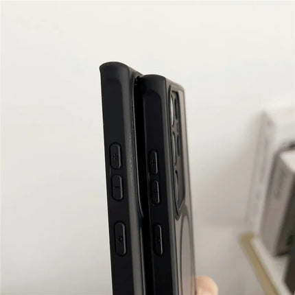 For Samsung Galaxy S23 Ultra Case Compatible with MagSafe TPU + PC Skin Touch Matte Phone Cover
