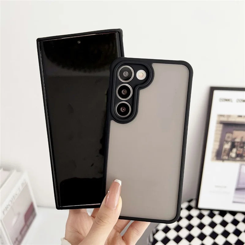 ShopCaseCart Slim Premium Samsung Galaxy S23 Protective cover Compatible with MagSafe TPU + PC Skin Touch Matte Phone Guard