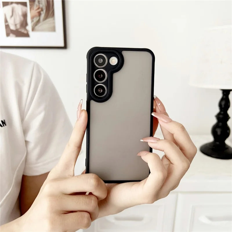 ShopCaseCart Slim Premium Samsung Galaxy S23 Protective cover Compatible with MagSafe TPU + PC Skin Touch Matte Phone Guard