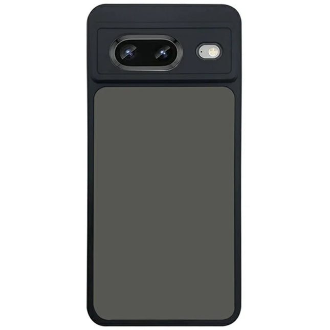 For Google Pixel 8 Case TPU + PC Skin Touch Matte Phone Cover - Black