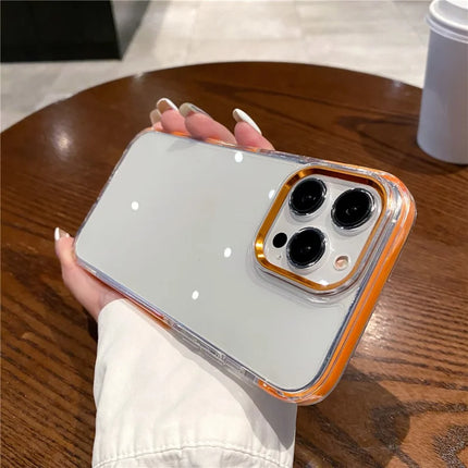 For iPhone 15 Pro Max Phone Case Ultra Clear Shockproof PC + TPU Back Cover