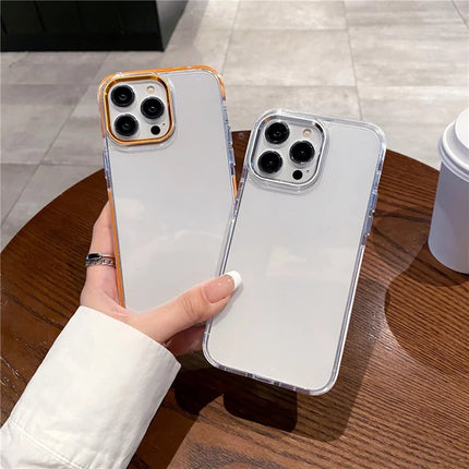 For iPhone 15 Pro Max Phone Case Ultra Clear Shockproof PC + TPU Back Cover