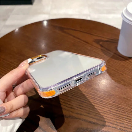 For iPhone 15 Pro Max Phone Case Ultra Clear Shockproof PC + TPU Back Cover