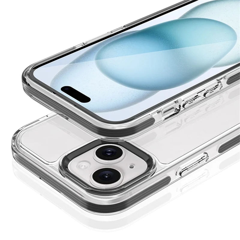 ShopCaseCart Lightweight Durable iPhone 15 Phone Protective cover Ultra Clear Impact-resistant PC + TPU Back Guard