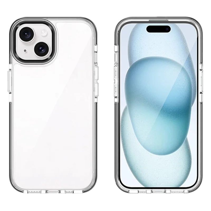 ShopCaseCart Lightweight Durable iPhone 15 Phone Protective cover Ultra Clear Impact-resistant PC + TPU Back Guard