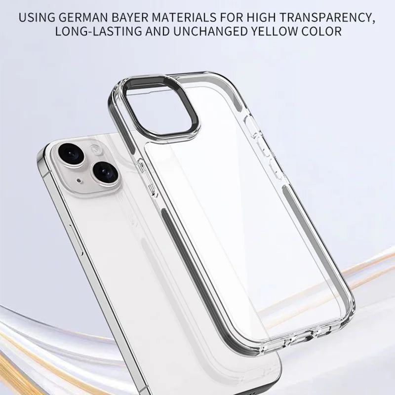 ShopCaseCart Lightweight Durable iPhone 15 Phone Protective cover Ultra Clear Impact-resistant PC + TPU Back Guard