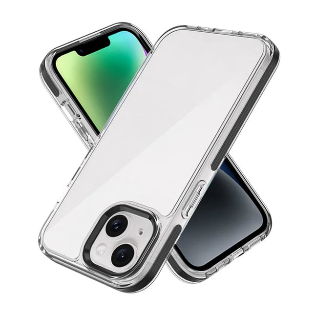 For iPhone 14 Phone Case Ultra Clear Shockproof PC + TPU Back Cover
