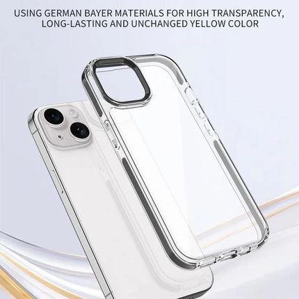 For iPhone 13 Phone Case Ultra Clear Shockproof PC + TPU Back Cover