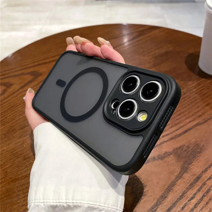 For iPhone 15 Pro Max Case Compatible with MagSafe PC + TPU Heat Dissipation Back Cover