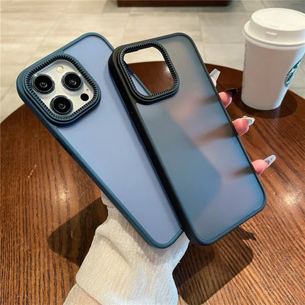 For iPhone 15 Pro Max Case Gear Inspired Design PC + TPU Skin Touch Phone Cover