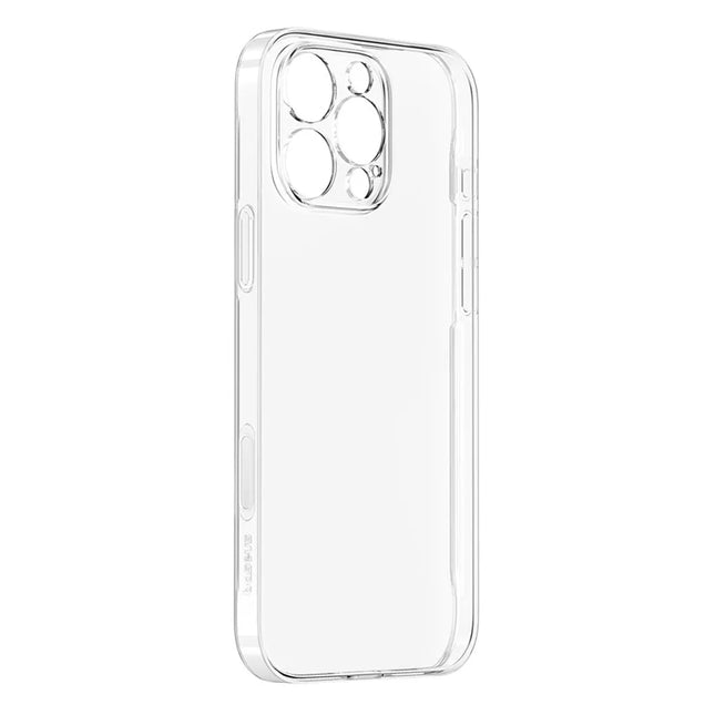 BASEUS Crystal Series For iPhone 16 Pro Max Case Clear PC + TPU Phone Cover (Touch Button Version)