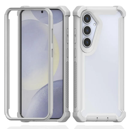 For Samsung Galaxy A36 5G Case Reinforced Corner Design TPU + PC Shockproof Phone Cover - Grey
