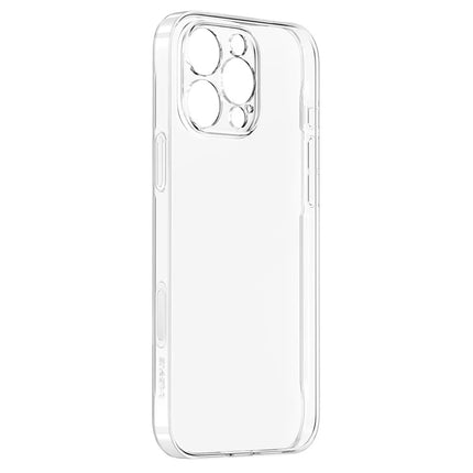 BASEUS Crystal Series For iPhone 16 Pro Case Clear PC + TPU Phone Cover (Touch Button Version)
