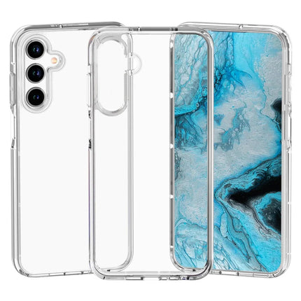 For Samsung Galaxy A26 5G Case PC + TPU Shockproof Clear Phone Cover - Transparent