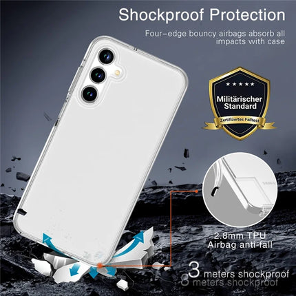 For Samsung Galaxy A26 5G Case PC + TPU Shockproof Clear Phone Cover