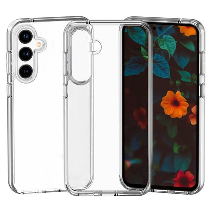 For Samsung Galaxy A36 5G / A56 5G Case PC + TPU Shockproof Clear Phone Cover - Transparent
