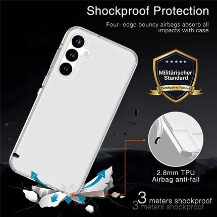 For Samsung Galaxy A36 5G / A56 5G Case PC + TPU Shockproof Clear Phone Cover