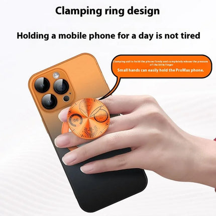 For iPhone 16 Pro Max Case Dial Kickstand Gradient Color Hard PC Phone Case