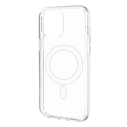For iPhone 14 Magnetic Case Compatible with MagSafe PC + TPU Clear Phone Cover