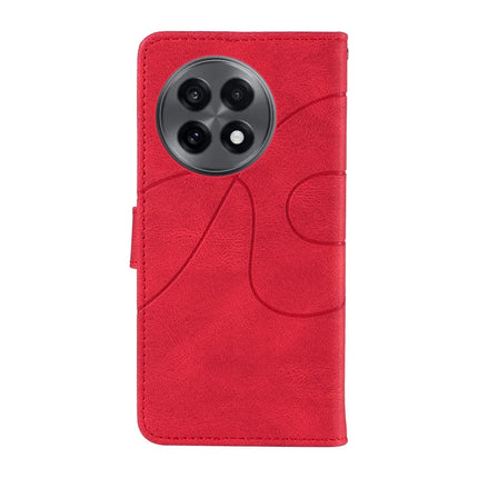 For OnePlus 13R 5G Wallet Case Leather Phone Cover Stand with Curved Line Design
