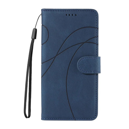 For OnePlus 13R 5G Wallet Case Leather Phone Cover Stand with Curved Line Design