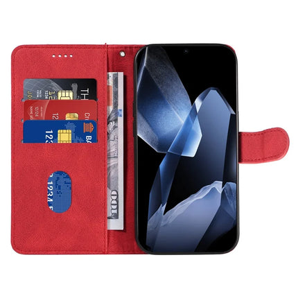 For OnePlus 13 Wallet Case Leather Phone Cover Stand with Curved Line Design
