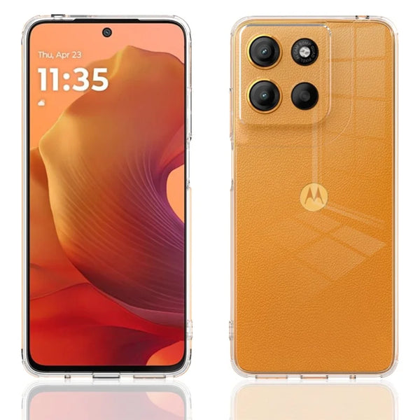 ShopCaseCart Durable Case Motorola Moto G15 4G Clear Phone Protective cover TPU+Acrylic Impact-resistant Phone Back Guard