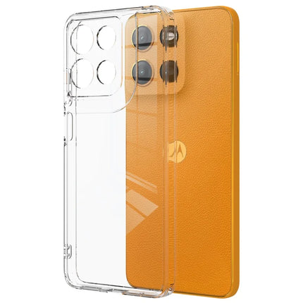 For Motorola Moto G15 4G Clear Phone Case TPU+Acrylic Shockproof Phone Back Cover