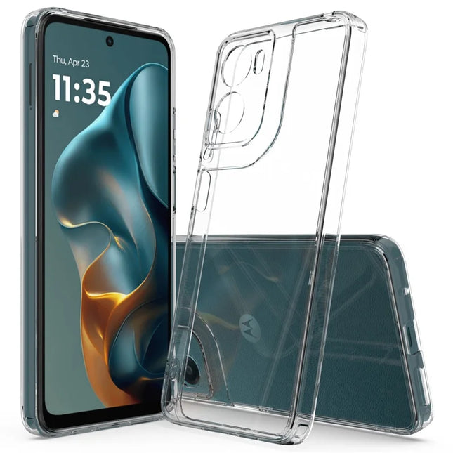 For Motorola Moto E15 4G / Motorola Moto G05 4G Clear Phone Case TPU+Acrylic Shockproof Phone Back Cover
