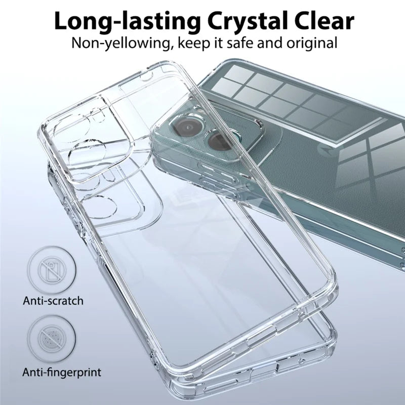 ShopCaseCart Durable Case Motorola Moto E15 4G / Motorola Moto G05 4G Clear Phone Protective cover TPU+Acrylic Impact-resistant Phone Back Guard