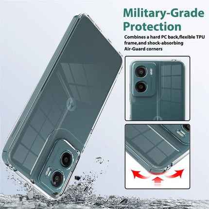 For Motorola Moto E15 4G / Motorola Moto G05 4G Clear Phone Case TPU+Acrylic Shockproof Phone Back Cover