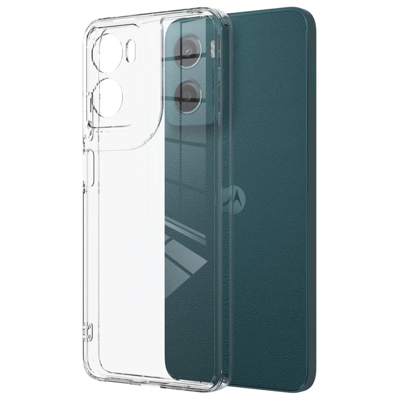 ShopCaseCart Durable Case Motorola Moto E15 4G / Motorola Moto G05 4G Clear Phone Protective cover TPU+Acrylic Impact-resistant Phone Back Guard