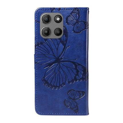 For Motorola Moto G15 4G Wallet Case Floral Butterfly Imprinted Leather Phone Cover Stand