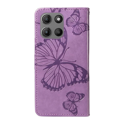 For Motorola Moto G15 4G Wallet Case Floral Butterfly Imprinted Leather Phone Cover Stand