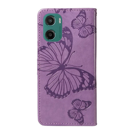 For Motorola Moto G05 4G Wallet Case Floral Butterfly Imprinted Leather Phone Cover Stand