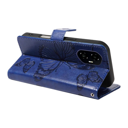 For Honor 300 Wallet Case Floral Butterfly Imprinted Leather Phone Cover Stand