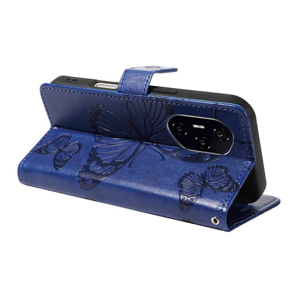 For Honor 300 Ultra / Honor 300 Pro Wallet Case Floral Butterfly Imprinted Leather Phone Cover Stand