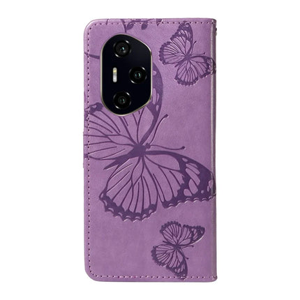 For Honor 300 Ultra / Honor 300 Pro Wallet Case Floral Butterfly Imprinted Leather Phone Cover Stand
