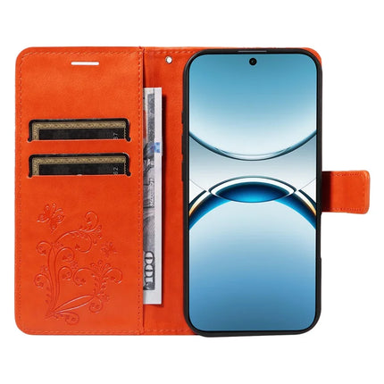 For Oppo Find X8 5G Wallet Case Floral Butterfly Imprinted Leather Phone Cover Stand