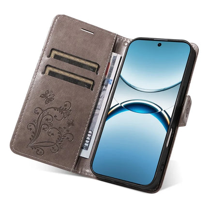 For Oppo Find X8 5G Wallet Case Floral Butterfly Imprinted Leather Phone Cover Stand