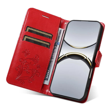 For Oppo Find X8 Pro 5G Wallet Case Floral Butterfly Imprinted Leather Phone Cover Stand
