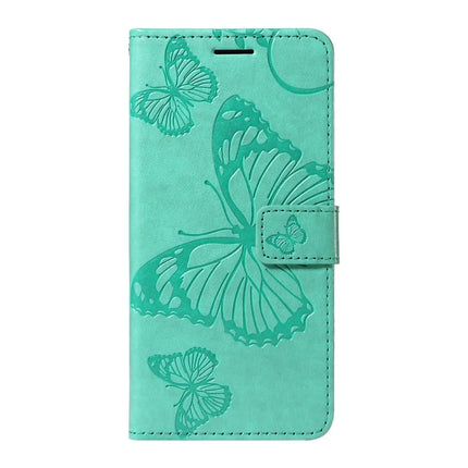 For Oppo Reno13 5G (Global) Wallet Case Floral Butterfly Imprinted Leather Phone Cover Stand -  Green