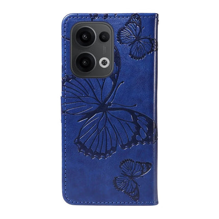 For Oppo Reno13 5G (Global) Wallet Case Floral Butterfly Imprinted Leather Phone Cover Stand