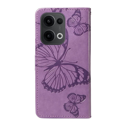For Oppo Reno13 5G (Global) Wallet Case Floral Butterfly Imprinted Leather Phone Cover Stand