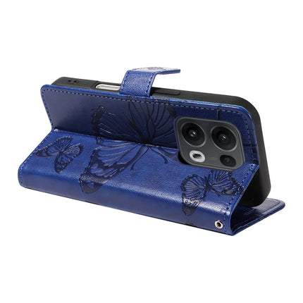 For Oppo Reno13 Pro 5G Wallet Case Floral Butterfly Imprinted Leather Phone Cover Stand