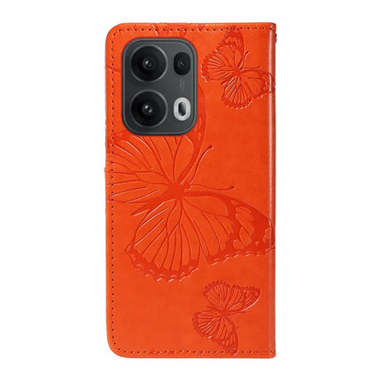 For Oppo Reno13 Pro 5G Wallet Case Floral Butterfly Imprinted Leather Phone Cover Stand