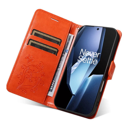 For OnePlus 13R 5G Wallet Case Floral Butterfly Imprinted Leather Phone Cover Stand
