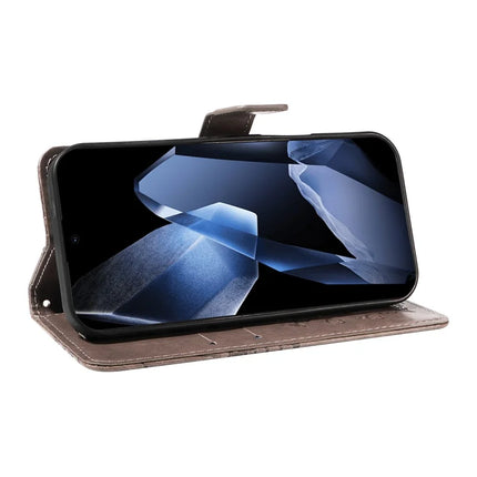 For OnePlus 13 Wallet Case Floral Butterfly Imprinted Leather Phone Cover Stand